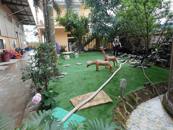cỏ nhân tạo sân vườn đẹp