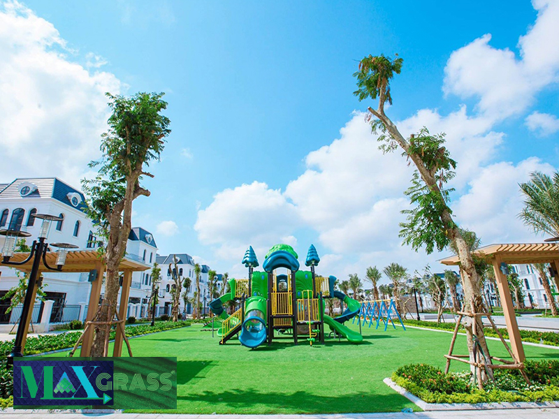 Cỏ nhân tạo sân vườn trường Flying Fingers School tại khu Hapulico