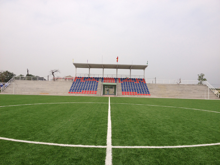Mẫu sân bóng cỏ nhân tạo tại công ty Cao Nguyễn