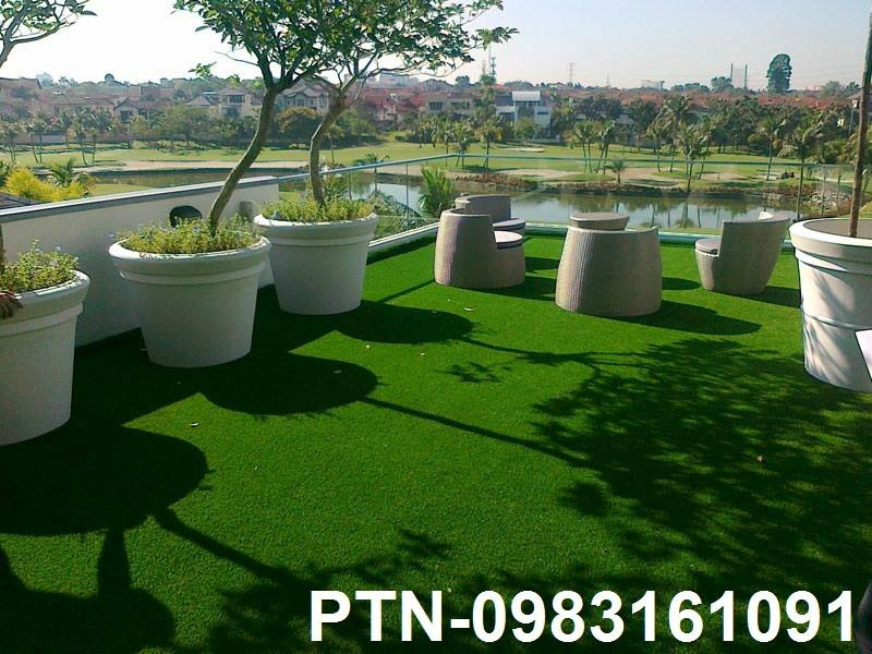 Ứng dụng cỏ nhân tạo trong thiết kế nội - ngoại thất