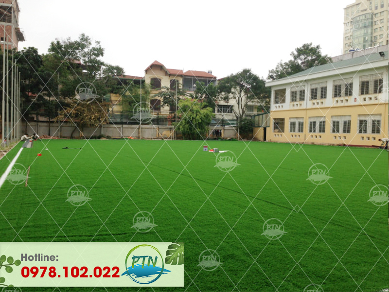 Sân bóng cỏ nhân tạo Trường 10-10 Ba Đình-Hà Nội