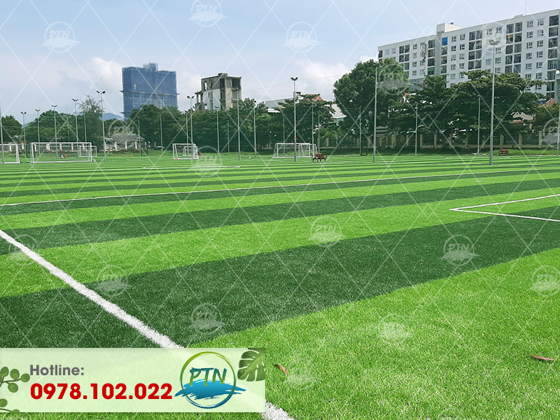 Thi công Sân bóng cỏ nhân tạo Học Viện Cảnh Sát Nhân Dân-Cổ Nhuế-Hà Nội