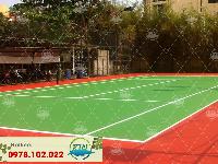 Thi công sân tennis Lilama tại Hà Đông