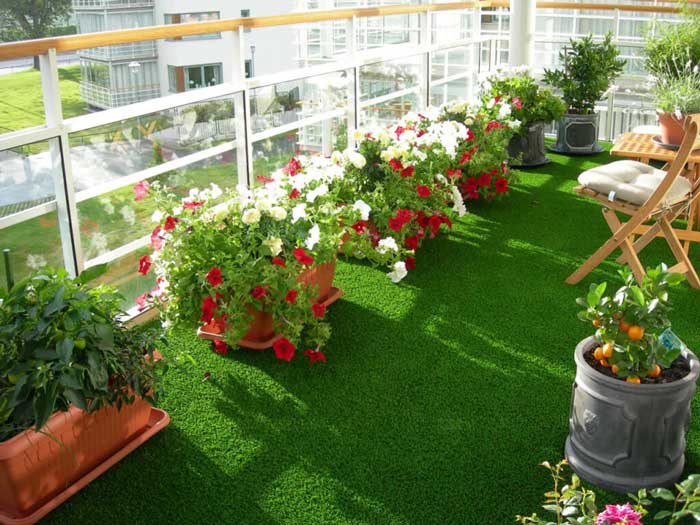 Thảm cỏ nhân tạo lót sàn nhà