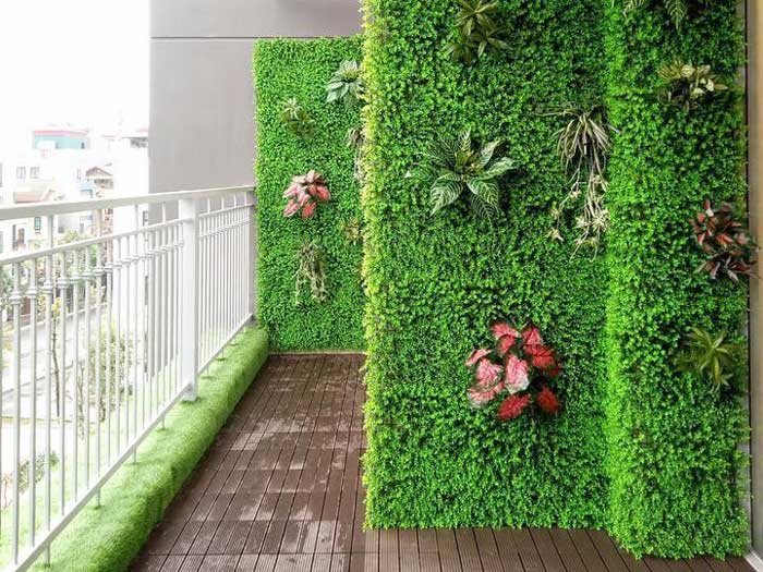 Cỏ nhân tạo treo tường Thảm cỏ nhân tạo treo tường